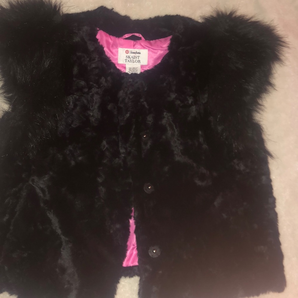 Stunning faux fur vest ( fits like s/m) worn once